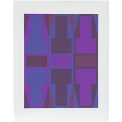 Arthur Boden, T Series (Purple), Serigraph