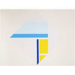 Ilya Bolotowsky, Series 4, Geometric Silkscreen