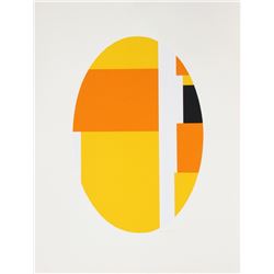 Ilya Bolotowsky, Series 7, Geometric Silkscreen