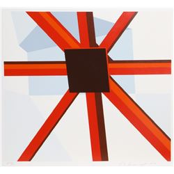 Allan D'Arcangelo, Squared Star, Silkscreen