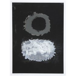 Adolph Gottlieb, Black Field, Silkscreen