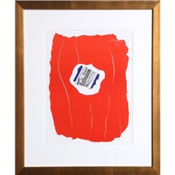 Robert Motherwell, Tricolor 137, Offset Lithograph