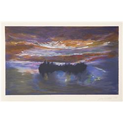 Jules Olitski, Luminous Dawn, Silkscreen