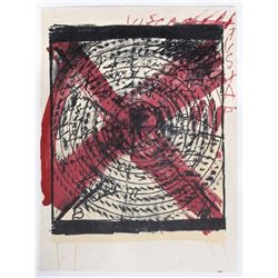Antoni Tapies, Diana, Lithograph