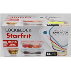 STARFRIT LOCK AND LOCK 14 CONTAINER SET