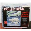 Image 1 : NEW! "POLAR BEAR" LUXURY PLUSH BLANKET (QUEEN)