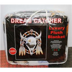 NEW! "DREAM CATCHER" LUXURY PLUSH BLANKET (QUEEN)