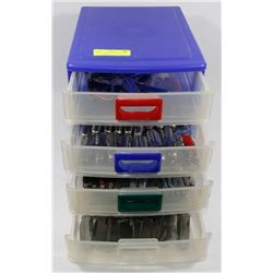 CASE WITH 100+ POCKET KNIVES AND MULTI TOOLS