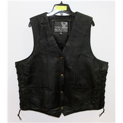 MOTORCYCLE VEST SIZE XXXL, FITS SMALL