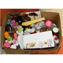ESTATE BOX OF VINTAGE AVON ITEMS