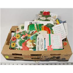 LOT OF VINTAGE UKRAINIAN CALENDARS