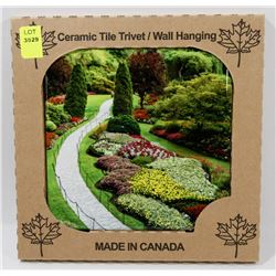 MADE IN CANADA 6" X 6" CERAMIC TILE/ WALL HANGING