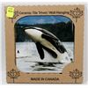 Image 1 : MADE IN CANADA 6" X 6" CERAMIC TILE/ WALL HANGING