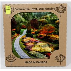 MADE IN CANADA 6" X 6" CERAMIC TILE/ WALL HANGING