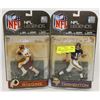 Image 1 : LOT OF 2 NFL LEGENDS FIGURES - FRAN TARKENTON &