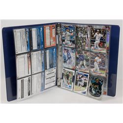 BINDER OF TORONTO BLUE JAYS & TOPPS PLATINUM