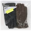 Image 1 : 2PK LADIES LEATHER GLOVES LARGE.