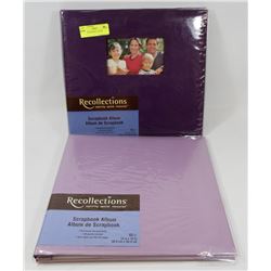 2 NEW SCRAPBOOK ALBUMS