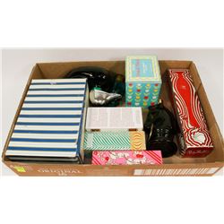 FLAT OF VINTAGE COLOGNE BOTTLES