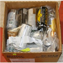BOX OF ASSORTED ENERGY DRINKS