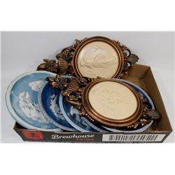 FLAT OF ASSORTED WALL HANGINGS