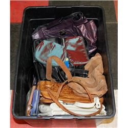 LARGE TOTE OF DESIGNER PURSES