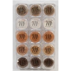 LOT OF 15 MICABELLA SHIMMER POWDER