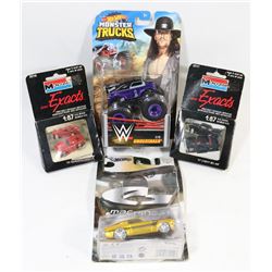 FLAT OF HOT WHEELS & MONOGRAM MINI EXACTS