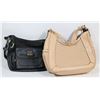 Image 1 : 2 NEW BLACK AND TAN DESIGNER PURSES