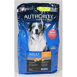 AUTHORITY DOG FOOD ADULT CHICKEN/RICE 8LBS