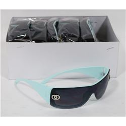 12 PAIRS OF CHANEL REPLICA ROBIN EGG BLUE DESIGNER