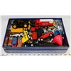 Image 1 : BOX W/ DIE CAST CARS INCL HOT WHEELS.