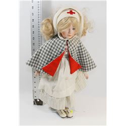 VINTAGE NURSE DOLL 18".