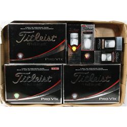 FLAT OF TITLEIST PRO V1X RECLAIMED GOLF BALLS