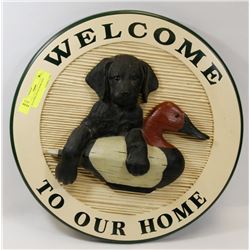 WELCOME TO OUR HOME SIGN