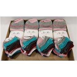 NEW! 40 PAIR OF VARIETY OF ANKLE SOCKS