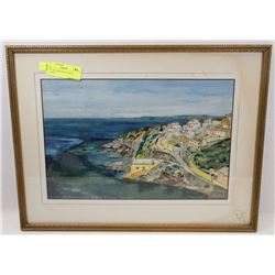 VINTAGE 1982 W.H.M  WATER COLOUR