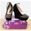 Image 1 : FOREVER BLACK SIZE 5.5 LADIES SHOES, STYLE