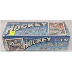 SEALED 1991-1992 O PEE CHEE HOCKEY COMPLETE CARD T