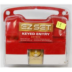 EZ SET KEYED ENTRY DOOR HANDLE SET