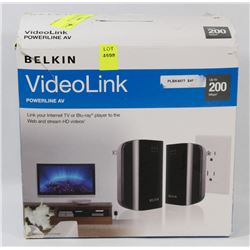 NEW! BELKIN VIDEO LINK POWERLINE