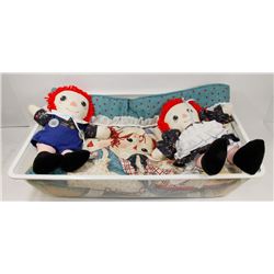 VINTAGE RAGGEDY ANN AND ANDY SET