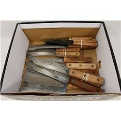REGENT HI-CARBON 22 PCS KNIFE AND CLEAVER SET.