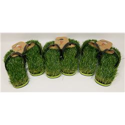 LOT OF 3 NEW GRASS SANDALS WITH TAGS. RETAILS