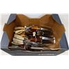 Image 1 : VINTAGE ANTLER KNIFES, CARVING FORKS, SHARPENERS.