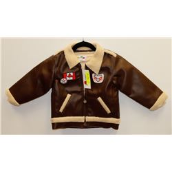 NEW 2-PC IVORY KIDS LEATHERETTE FLIGHT