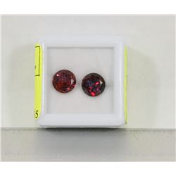 #6-NATURAL RED GARNET GEMSTONES 4.5CT