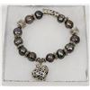 Image 1 : #6-FRESH WATER PEARL BRACELET WITH HEART SHAPE