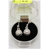 Image 1 : #31-FRESH WATER PEARL DANGLING EARRINGS