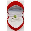 Image 1 : #52-GREEN CZ RING SIZE 9